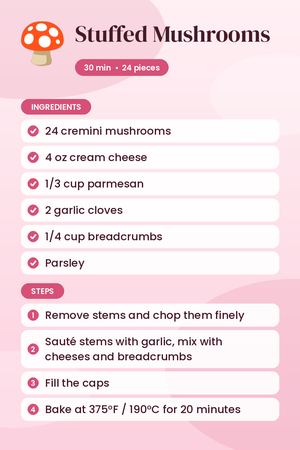 Stuffed Mushrooms