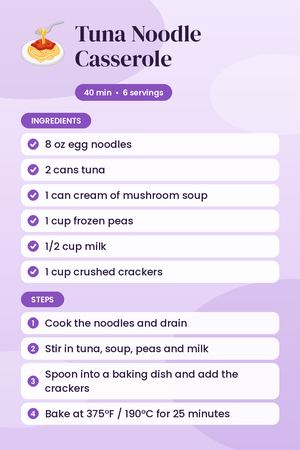 Tuna Noodle Casserole